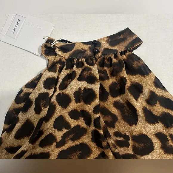 ANANY Leopard Print Halter Maxi Dress NWT - Picture 7 of 10